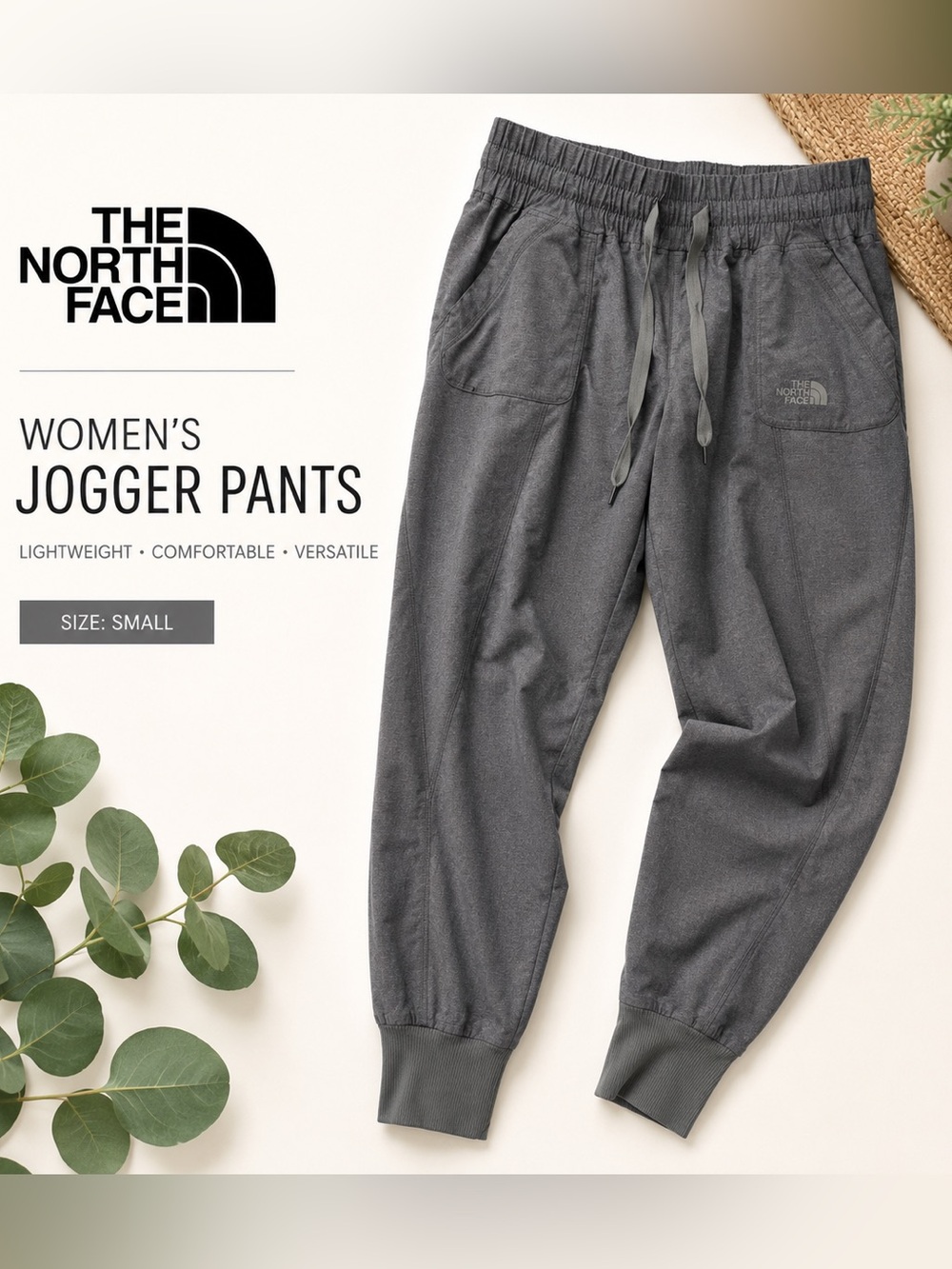 The North Face Women’s Dark Gray Jogger Sweatpants